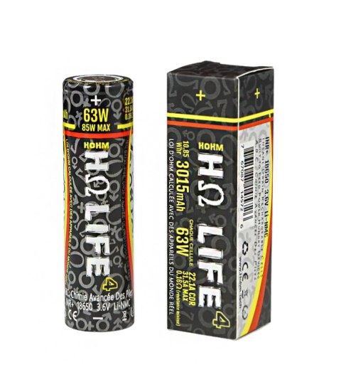 Akumulator 18650 Hohm Life 4 - 3015mAh Akumulator 18650 Hohm Life 4 - 3015mAh