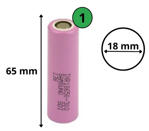 Akumulator 18650 Samsung INR 30Q - 3000mAh Akumulator 18650 Samsung INR 30Q - 3000mAh