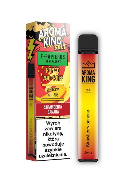 Aroma King Comic 700 - Banan Truskawka Ice / Strawberry Banana Ice 20mg Aroma King Comic 700 - Banan Truskawka Ice / Strawberry Banana Ice 20mg