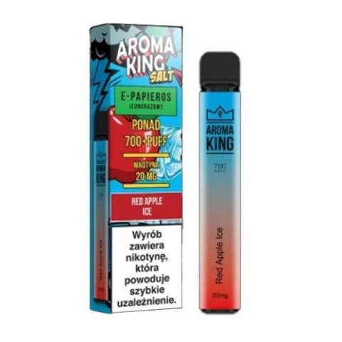 Jednorazowy e-papieros Aroma King Comic 700 20mg - Chłodne Jabłko / Apple Ice Jednorazowy e-papieros Aroma King Comic 700 20mg - Chłodne Jabłko / Apple Ice