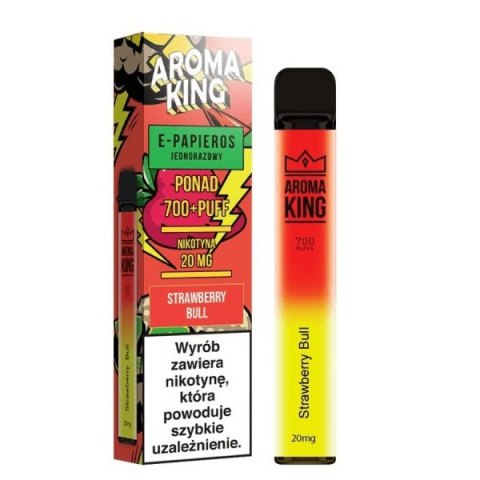 Aroma King Comic 700 - Truskawka Energetyk Ice / Strawberry Bull 20mg Aroma King Comic 700 - Truskawka Energetyk Ice / Strawberry Bull 20mg