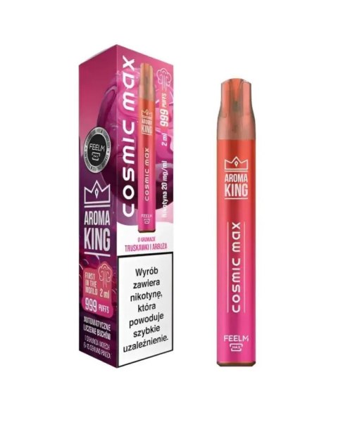 Jednorazowy e-papieros Aroma King Cosmic Max 999+ puffs 20mg - Strawberry Watermelon Jednorazowy e-papieros Aroma King Cosmic Max 999+ puffs 20mg - Strawberry Watermelon