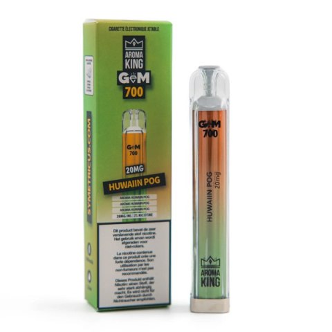 Jednorazowy e-papieros Aroma King Gem 700 puffs 20mg - Hawaiian POG Jednorazowy e-papieros Aroma King Gem 700 puffs 20mg - Hawaiian POG