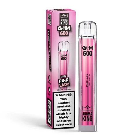 Jednorazowy e-papieros Aroma King Gem 700 puffs 20mg - Pink Lady Jednorazowy e-papieros Aroma King Gem 700 puffs 20mg - Pink Lady