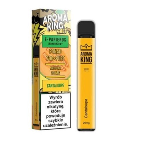 Jednorazowy e-papieros Aroma King Hookah 700 puffs 0mg (bez nikotyny) - Cantaloupe Jednorazowy e-papieros Aroma King Hookah 700 puffs 0mg (bez nikotyny) - Cantaloupe