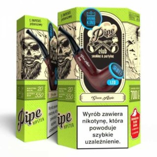 Jednorazowy e-papieros Aroma King Pipe Ray 700+ 20mg Salt - Green Apple