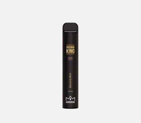 Jednorazowy e-papieros Aroma King VIP 800 20mg - Banana Mint Jednorazowy e-papieros Aroma King VIP 800 20mg - Banana Mint
