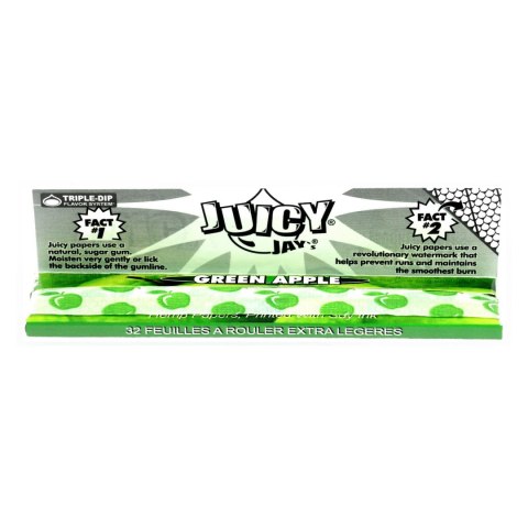 Bibułki Juicy Jay's Slim King Size - Zielone Jabłuszko Bibułki Juicy Jay's Slim King Size - Zielone Jabłuszko