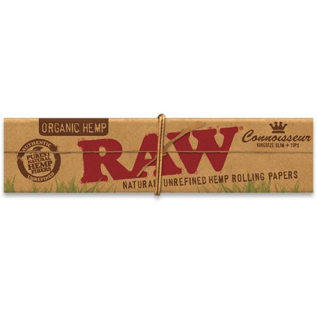 Bibułki RAW Organic Connoisseur King Size Slim + Filterki Bibułki RAW Organic Connoisseur King Size Slim + Filterki