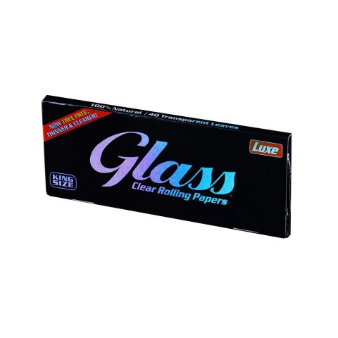 Bibułki Luxe Glass Clear King Size Bibułki Luxe Glass Clear King Size