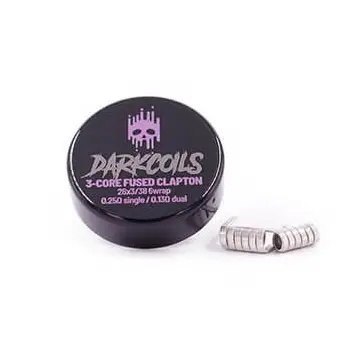 Grzałka Dark Coils - 0,13Ω NI80 3-Core Fused Clapton Grzałka Dark Coils - 0,13Ω NI80 3-Core Fused Clapton