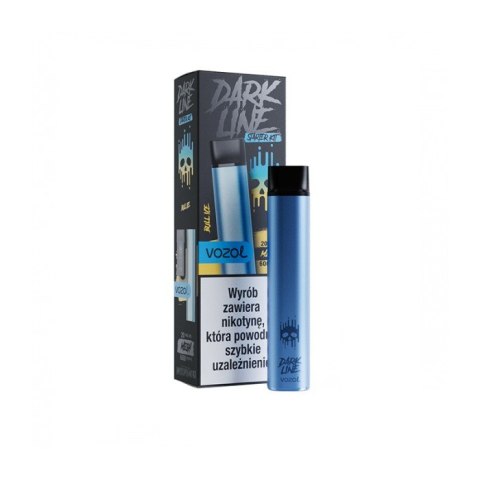 Wielorazówka Dark Line Kit Black + Wkład Blue Bull Ice 20mg Wielorazówka Dark Line Kit Black + Wkład Blue Bull Ice 20mg