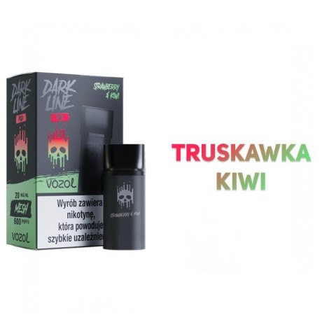 Wkład do e-papierosa Dark Line KIT - Strawberry Kiwi 20mg Wkład do e-papierosa Dark Line KIT - Strawberry Kiwi 20mg