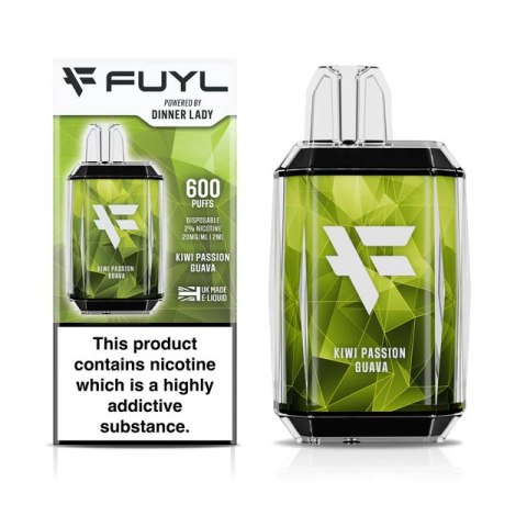 Jednorazowy e-papieros Dinner Lady FUYL 600 puffs 20mg - Kiwi Passion Guava Jednorazowy e-papieros Dinner Lady FUYL 600 puffs 20mg - Kiwi Passion Guava