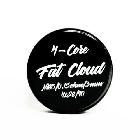 Grzałka Fat Cloud - 0,15Ω Ni80 4-Core Fused Clapton Grzałka Fat Cloud - 0,15Ω Ni80 4-Core Fused Clapton