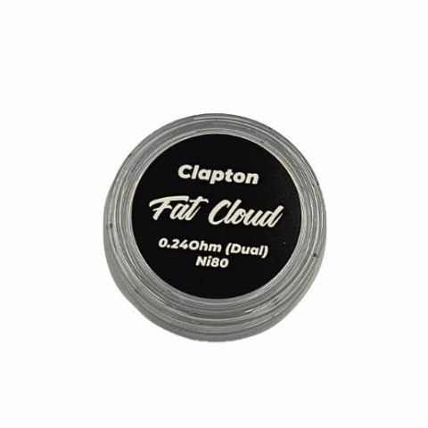 Grzałka Fat Cloud - 0,24Ω Ni80 Clapton Grzałka Fat Cloud - 0,24Ω Ni80 Clapton