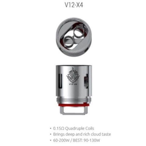 Grzałka SMOK - TFV12 X4 0.15 ohm Grzałka SMOK - TFV12 X4 0.15 ohm