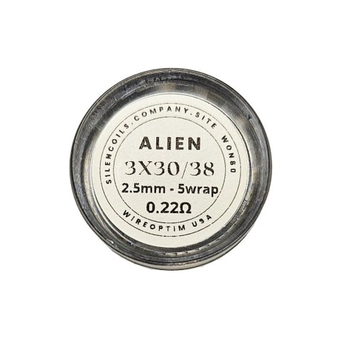 Grzałka SilenCoils - 0,22Ω Alien Grzałka SilenCoils - 0,22Ω Alien
