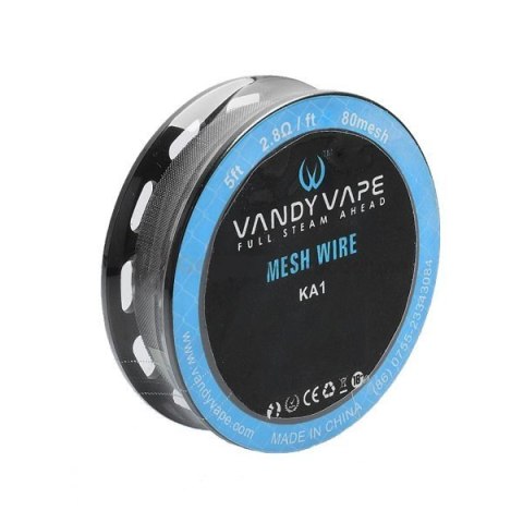 Drut Vandy Vape - KA1 Mesh Wire 80mesh (5ft 2.8Ω/ft) Drut Vandy Vape - KA1 Mesh Wire 80mesh (5ft 2.8Ω/ft)