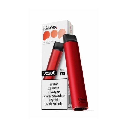 Wielorazówka Klarro POP Kit + Wkład Truskawkowe Smoothie 20mg Wielorazówka Klarro POP Kit + Wkład Truskawkowe Smoothie 20mg