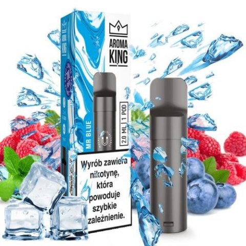 Wkład do e-papierosa Aroma King Pod - Mr Blue Wkład do e-papierosa Aroma King Pod - Mr Blue