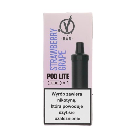 Wkład do e-papierosa Cubo Pod 2ml - Strawberry Grape Wkład do e-papierosa Cubo Pod 2ml - Strawberry Grape