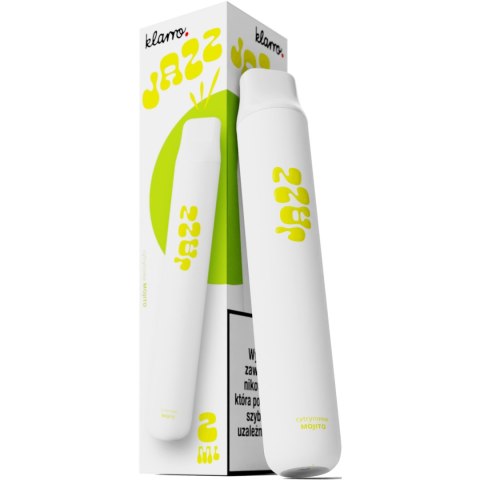 Jednorazowy e-papieros Klarro Jazz 600 puffs 20mg - Cytrynowe Mojito Jednorazowy e-papieros Klarro Jazz 600 puffs 20mg - Cytrynowe Mojito