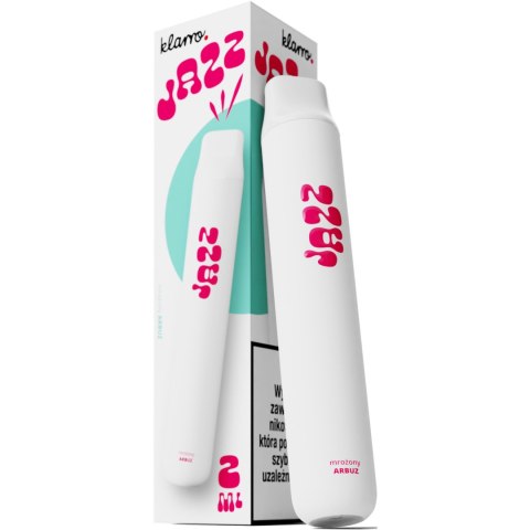 Jednorazowy e-papieros Klarro Jazz 600 puffs 20mg - Mrożony Arbuz Jednorazowy e-papieros Klarro Jazz 600 puffs 20mg - Mrożony Arbuz