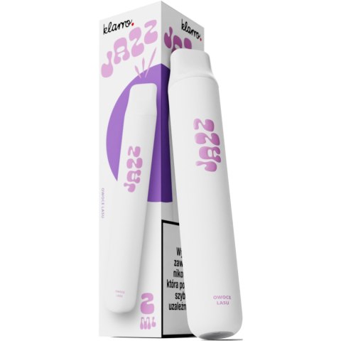 Jednorazowy e-papieros Klarro Jazz 600 puffs 20mg - Owoce Lasu Jednorazowy e-papieros Klarro Jazz 600 puffs 20mg - Owoce Lasu