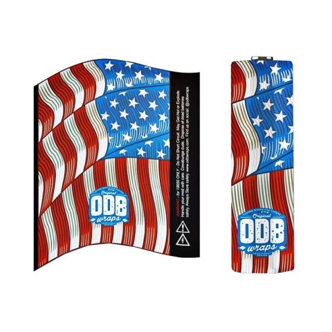 Koszulka na akumulator 18650 - Murica Koszulka na akumulator 18650 - Murica