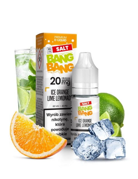 Liquid BANG BANG Salt 20mg - Ice Orange Lime Lemonade Liquid BANG BANG Salt 20mg - Ice Orange Lime Lemonade