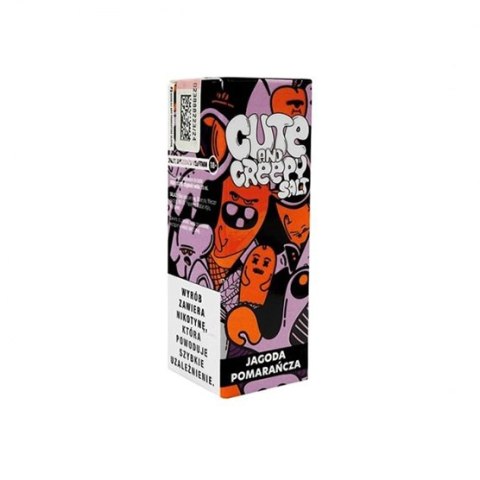 Liquid Cute and Creepy Salt 20mg - Jagoda Pomarańcza Liquid Cute and Creepy Salt 20mg - Jagoda Pomarańcza