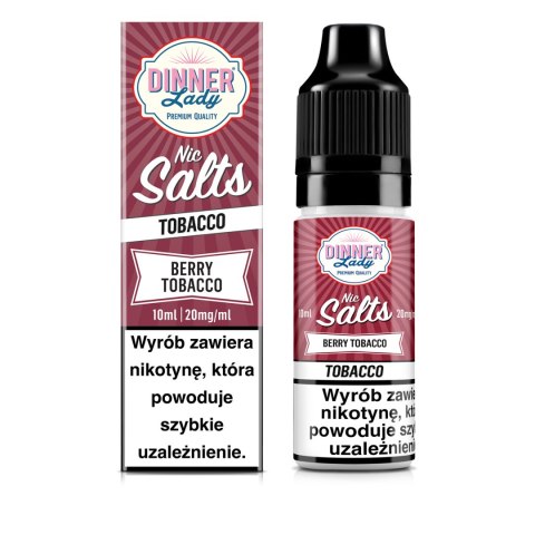 Liquid Dinner Lady Salt 20mg - Berry Tobacco Liquid Dinner Lady Salt 20mg - Berry Tobacco
