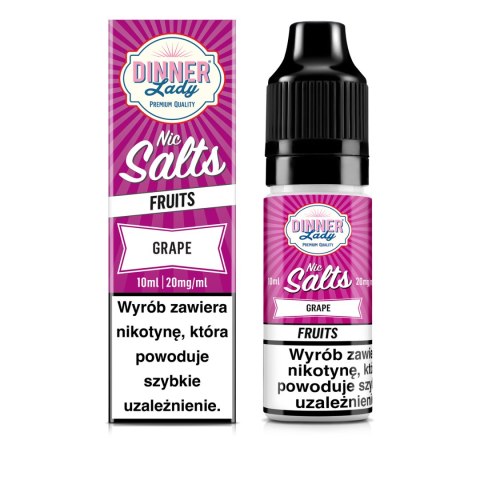 Liquid Dinner Lady Salt 20mg - Grape Liquid Dinner Lady Salt 20mg - Grape