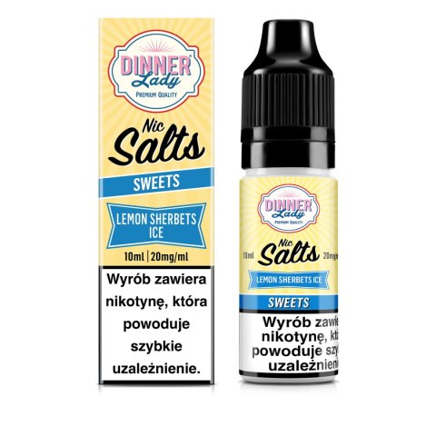 Liquid Dinner Lady Salt 20mg - Lemon Sherbets Liquid Dinner Lady Salt 20mg - Lemon Sherbets