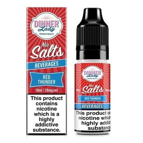 Liquid Dinner Lady Salt 20mg - Red Thunder Liquid Dinner Lady Salt 20mg - Red Thunder