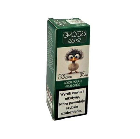 Liquid E-Mus Salt 20mg - Owoce Leśne Anyż Mięta Liquid E-Mus Salt 20mg - Owoce Leśne Anyż Mięta