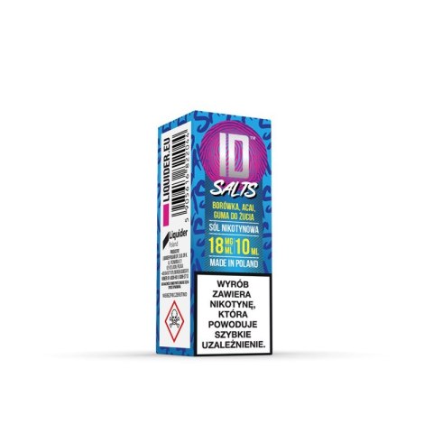 Liquid ID Salt 18mg - Borówka Acai Guma Liquid ID Salt 18mg - Borówka Acai Guma