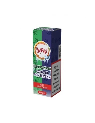 Liquid Izi Pizi Salt 20 mg - Winogrono Czarna Porzeczka Ice Liquid Izi Pizi Salt 20 mg - Winogrono Czarna Porzeczka Ice