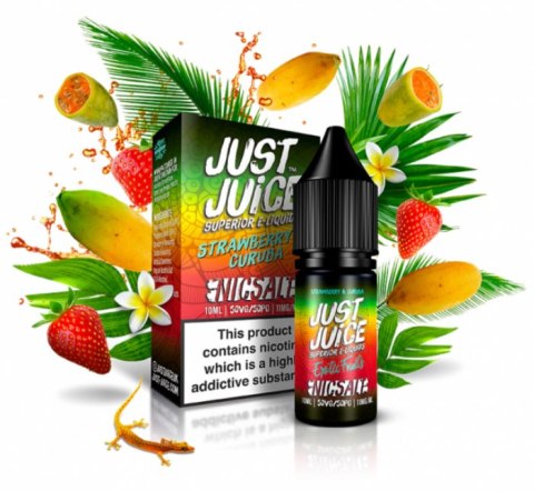 Liquid Just Juice Salt 20mg - Strawberry Curuba Liquid Just Juice Salt 20mg - Strawberry Curuba