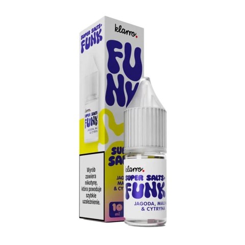 Liquid Klarro Funk Super Salts+ 20mg - Jagoda Malina Cytryna Liquid Klarro Funk Super Salts+ 20mg - Jagoda Malina Cytryna