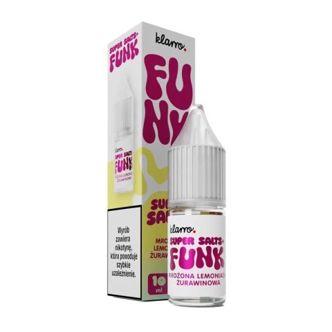 Liquid Klarro Funk Super Salts+ 20mg - Mrożona Lemoniada Żurawinowa Liquid Klarro Funk Super Salts+ 20mg - Mrożona Lemoniada Żurawinowa