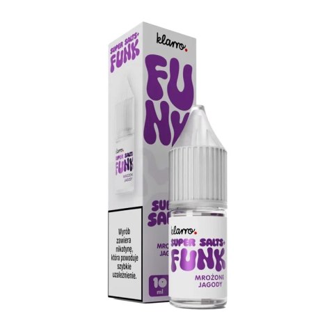 Liquid Klarro Funk Super Salts+ 20mg - Mrożone Jagody Liquid Klarro Funk Super Salts+ 20mg - Mrożone Jagody