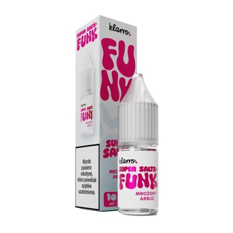 Liquid Klarro Funk Super Salts+ 20mg - Mrożony Arbuz Liquid Klarro Funk Super Salts+ 20mg - Mrożony Arbuz