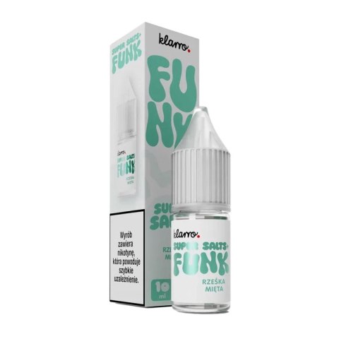 Liquid Klarro Funk Super Salts+ 20mg - Rześka Mięta Liquid Klarro Funk Super Salts+ 20mg - Rześka Mięta