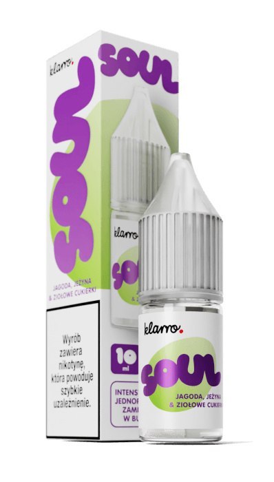Liquid Klarro Soul Salt 20 mg - Jagoda, Jeżyna, Cukierki Ziołowe Liquid Klarro Soul Salt 20 mg - Jagoda, Jeżyna, Cukierki Ziołowe