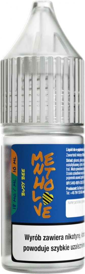 Liquid Mentholove - Busy Bee 18mg Liquid Mentholove - Busy Bee 18mg