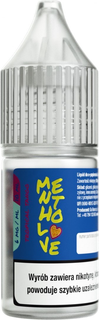 Liquid Mentholove - Tropical Tango 6mg Liquid Mentholove - Tropical Tango 6mg