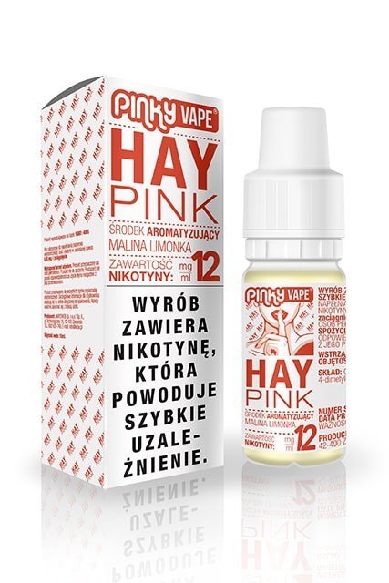 Liquid Pinky Vape - Hay Pink 12 mg Liquid Pinky Vape - Hay Pink 12 mg