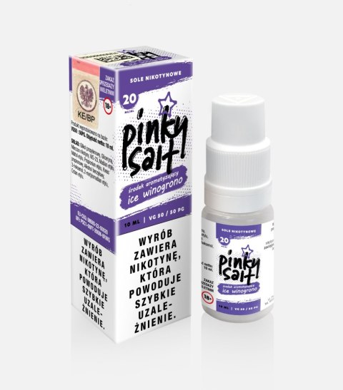 Liquid Pinky Vape Salt 20mg - Ice Winogrono Liquid Pinky Vape Salt 20mg - Ice Winogrono